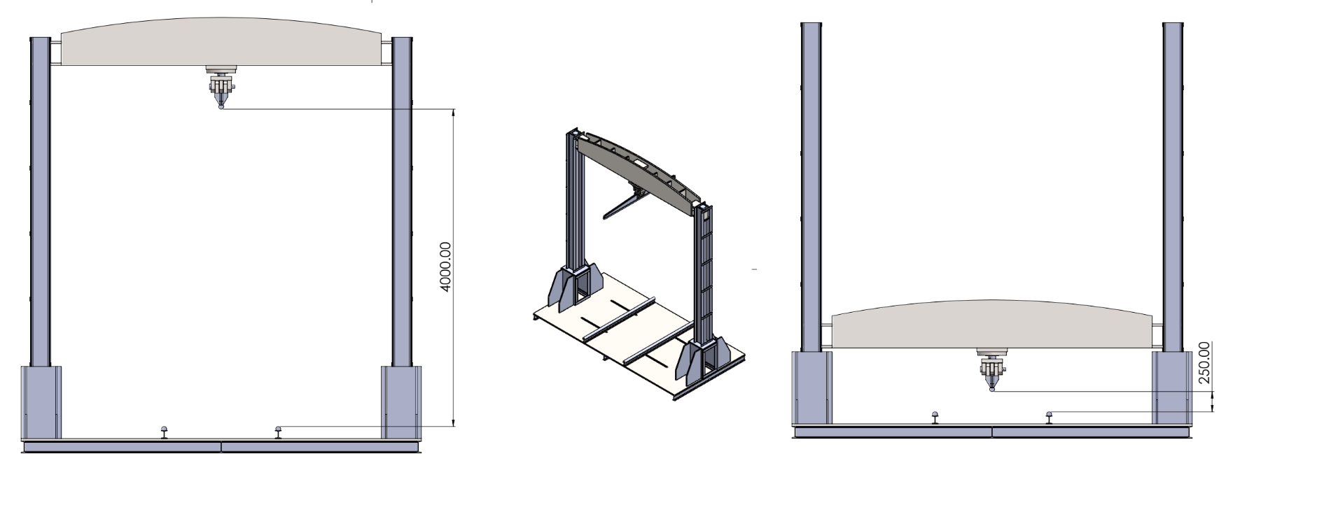BENDING STRENGTH TEST APARATUS - FOR BOX CULVERT